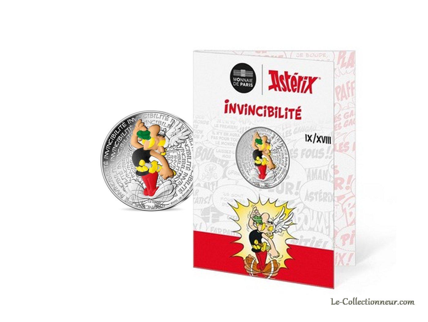 Pièce argent Astérix "Invincibilité"
