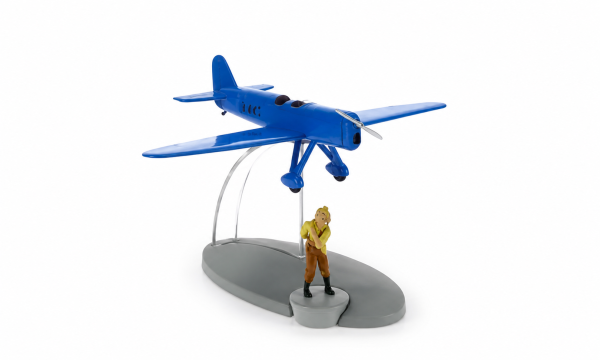 Avion Tintin 31 - Avion de course bleu