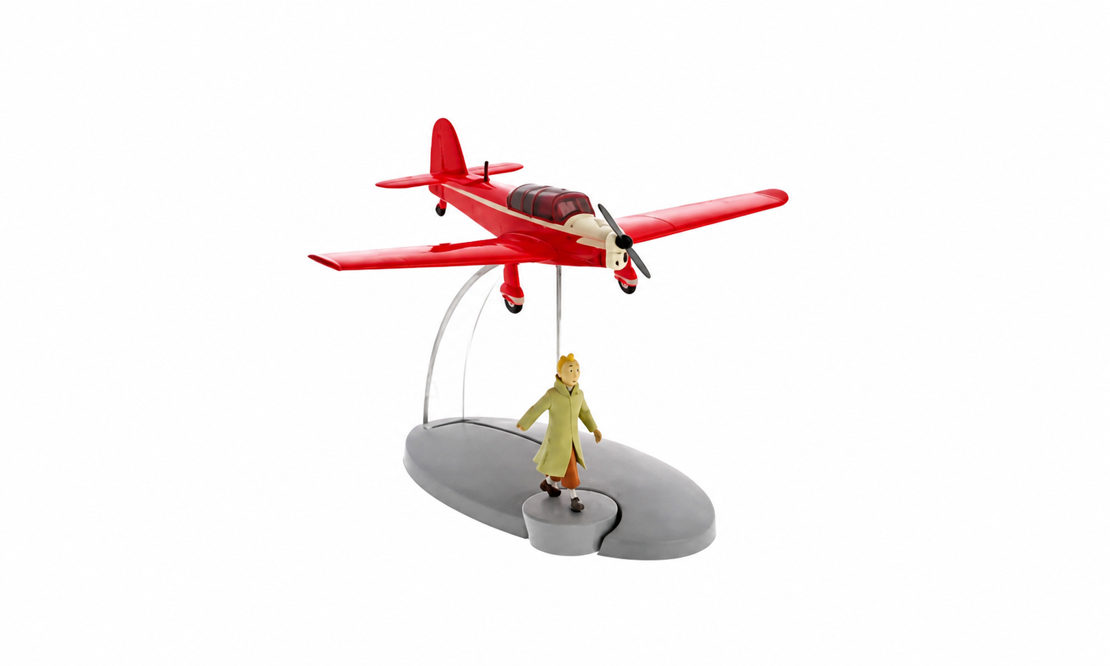 Avion Tintin 37 - Avion rouge des faux-monnayeurs