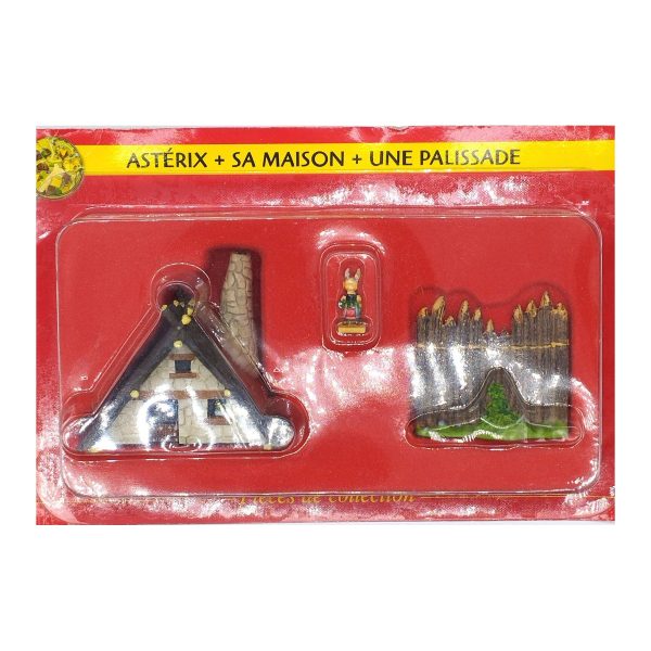 NÂ° 01 â€“ Astérix, sa maison et une palissade â€“ blister Village AstÃ©rix Atlas