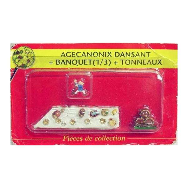 NÂ° 10 â€“ Agecanonix dansant, le banquet et les tonneaux â€“ blister Village AstÃ©rix Atlas