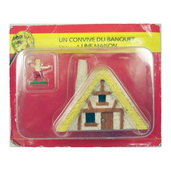 N° 48 – Un convive du banquet et une maison – blister Village Astérix Atlas