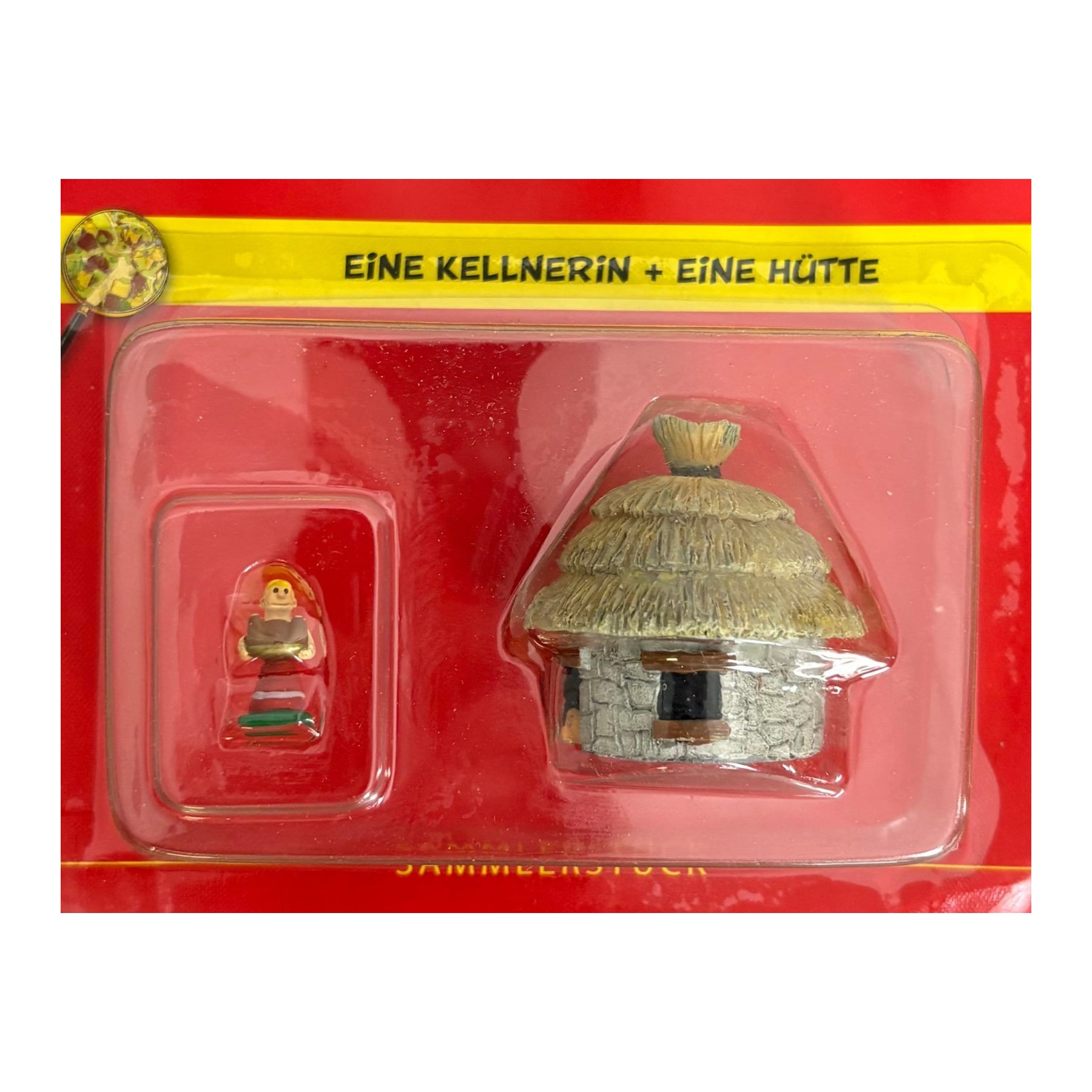 N° 57 – Une serveuse et une hutte – blister Village Astérix Atlas
