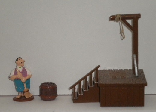 Lucky Luke n° 11 – Le barman + la potence + le tonneau