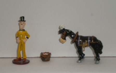 Lucky Luke n° 12 – Le Pied-tendre + le seau + le cheval du corbillard