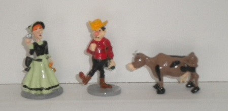 Lucky Luke n° 18 – Le client éméché + la vache + la passante