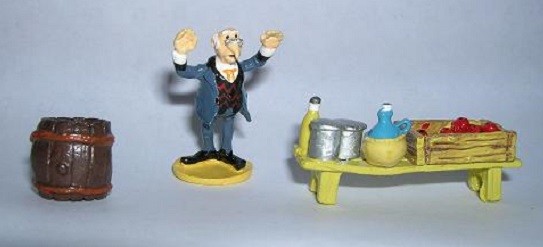 Lucky Luke n° 28 – Le banquier + le tonneau + l'étal du General Store