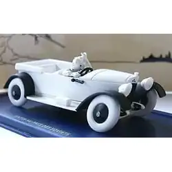 La Mercedes Torpedo de Tintin au Pays des Soviets (1/43)