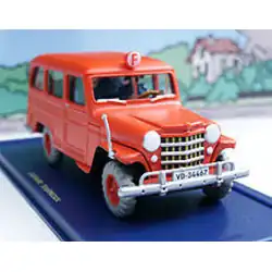 La Jeep Willys-Overland des pompiers de l'Affaire Tournesol (1/43)